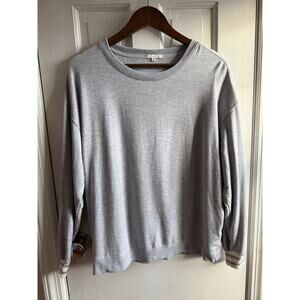 Z Supply Women’s Ellis French Terry Sweatshirt – Heather Grey – Small – EUC